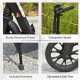 Reiten Adult Teens Kick Scooter Fold Adjust 14+ with Rear Wheel & Hand Brake - Black Reiten Adult Teens Kick Scooter Fold Adjust 14+ with Rear Wheel & Hand Brake - Black