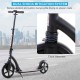 Reiten Teens Adult Kick Scooter Foldable Adjust Aluminium For 14+ Black