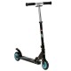 Homcom Kids Kick Scooter One Click Foldable Adjustable Height 3-8 Years Black