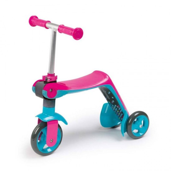 Smoby Reversible 2 In 1 Scooter - Pink