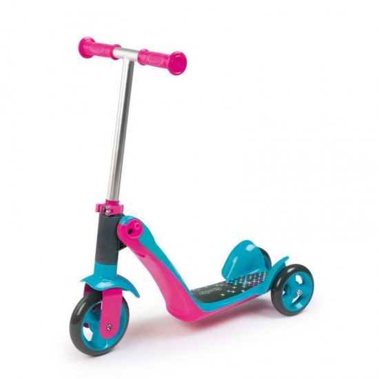 Smoby Reversible 2 In 1 Scooter - Pink