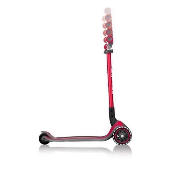 Globber Master Lights Scooter - New Red