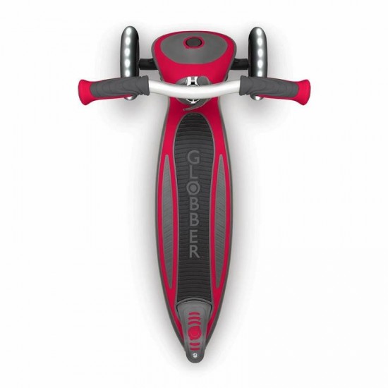 Globber Master Lights Scooter - New Red