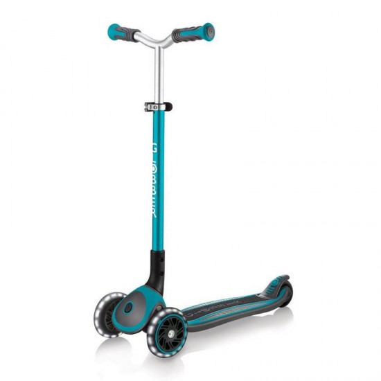 Globber Master Lights Scooter - Teal