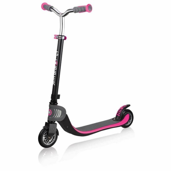 Globber Flow Foldable 125 Scooter - Black/Pink