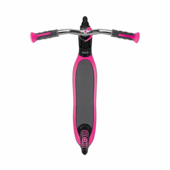 Globber Flow Foldable 125 Scooter - Black/Pink