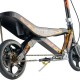Rockboard RBX Kick Scooter with Flywheel, Air Pressure Damper, Brakes & Air Suspension - Glossy Black