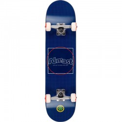 Almost Dot Box Complete Skateboard - Navy 7.75"