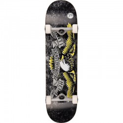 Anti Hero Misregistration Complete Skateboard - Black 8"