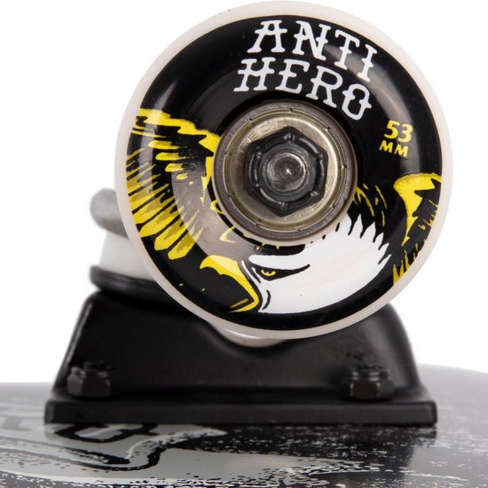 Anti Hero Misregistration Complete Skateboard - Black 8