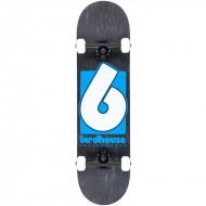 Birdhouse Stage 3 B Logo Complete Skateboard - Black/Blue 8"