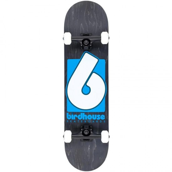 Birdhouse Stage 3 B Logo Complete Skateboard - Black/Blue 8