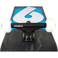 Birdhouse Stage 3 B Logo Complete Skateboard - Black/Blue 8"