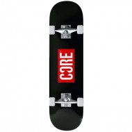 CORE Complete Skateboard - Stamp Black 7.75"