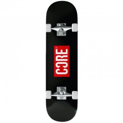 CORE Complete Skateboard - Stamp Black 7.75"