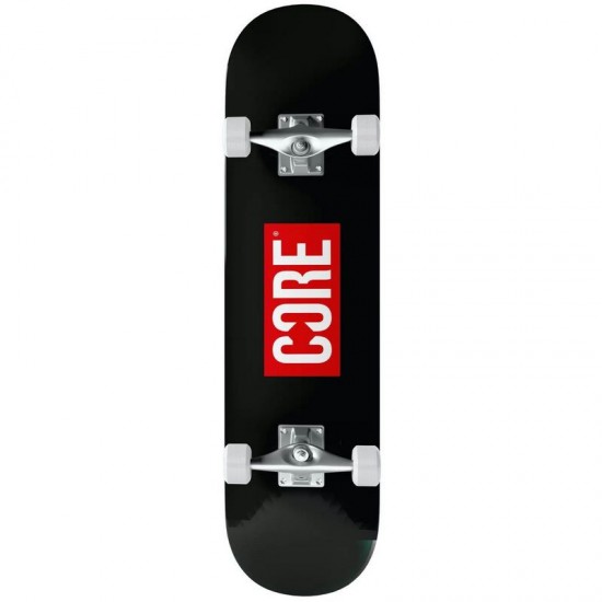 CORE Complete Skateboard - Stamp Black 7.75