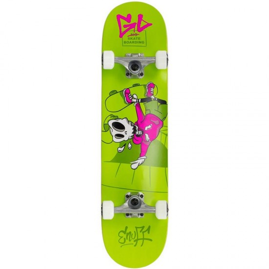 Enuff Skully Mini Complete Skateboard - Green 7.25
