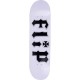 Flip HKD Metal Head Skateboard Deck - White 8.13