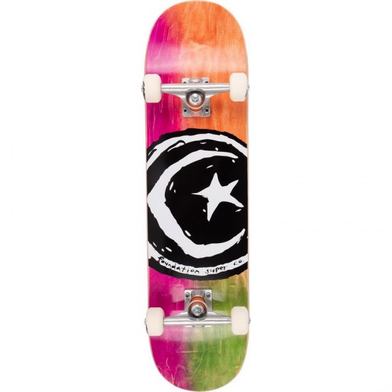 Foundation Star & Moon Complete Skateboard - Dyed Veneer 8