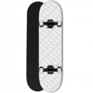 Fracture All Over Comic Complete Skateboard - White 8"