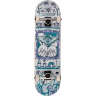 Fracture Adswarm Complete Skateboard - Blue/Purple 8.25"