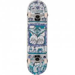 Fracture Adswarm Complete Skateboard - Blue/Purple 8.25"