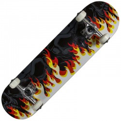 MGP Gangsta Series Complete Skateboard - On Fire 7.75"