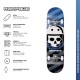 Rampage Bonehead Complete Skateboard 7.75 - Blue