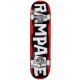 Rampage Block Logo Complete Skateboard - Red/Black 7.75