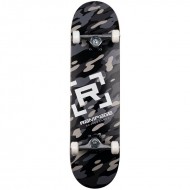 Rampage Camo Complete Skateboard - Black 8"