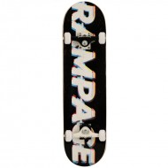 Rampage Glitch Logo Complete Skateboard - Multi 8"