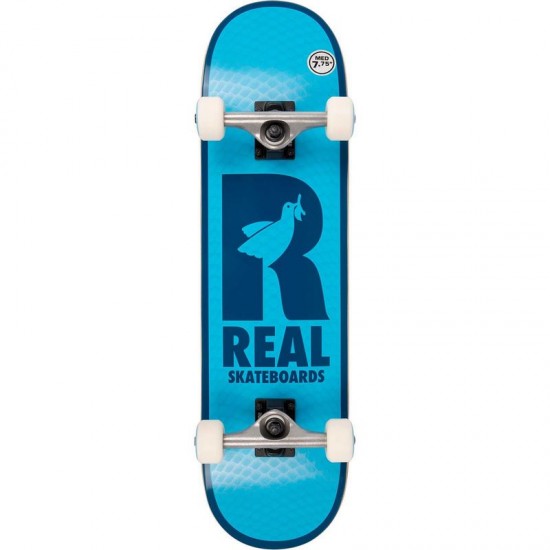 Real Doves II Complete Skateboard - Blue 7.75