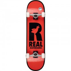Real Doves II Complete Skateboard - Red 8.25"