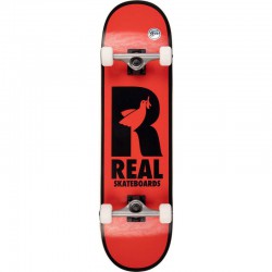 Real Doves II Complete Skateboard - Red 8.25"