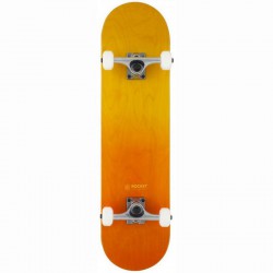 Rocket Double Dipped Complete Skateboard - Orange 8"