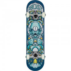 Rocket Pile Up Mini Complete Skateboard - Alien 7.38"