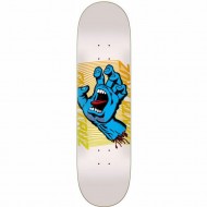 Santa Cruz Split Hand Birch Skateboard Deck - White 8.25"