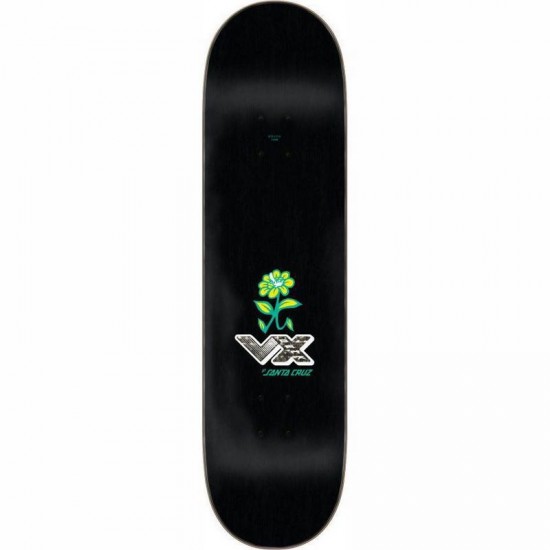 Santa Cruz VX Delfino Flower Crew Skateboard Deck - 8.25