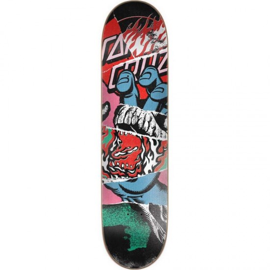 Santa Cruz Hand Misprint Everslick Skateboard Deck - 7.75