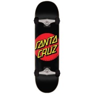Santa Cruz Classic Dot Sk8 Complete Skateboard - Black 8"