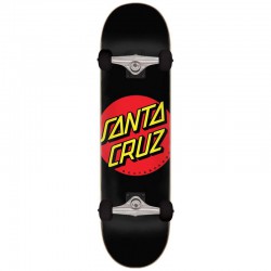 Santa Cruz Classic Dot Sk8 Complete Skateboard - Black 8"