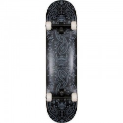 Speed Demons Bandana Complete Skateboard - Black/Black 7.75"