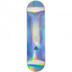 Sushi Pagoda Foil Skateboard Deck - Silver 8"